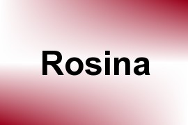 Rosina name image