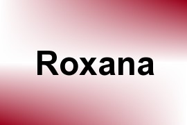 Roxana name image