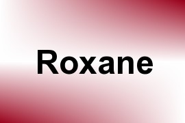 Roxane name image