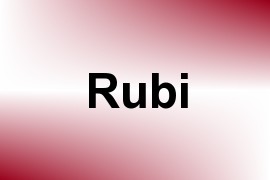 Rubi name image