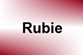 Rubie name image