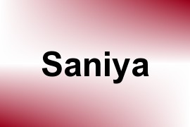 Saniya name image