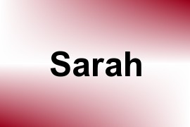 Sarah name image