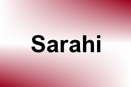 Sarahi name image