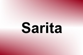Sarita name image