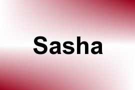 Sasha name image