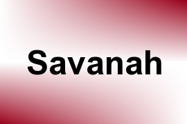 Savanah name image