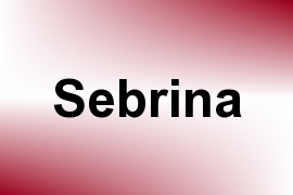 Sebrina name image