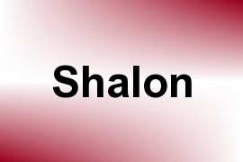 Shalon name image