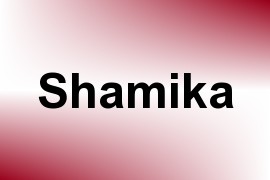 Shamika name image