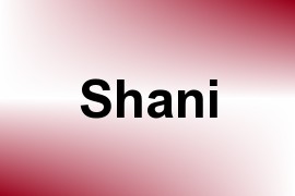 Shani name image