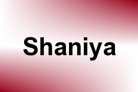 Shaniya name image