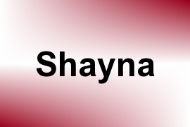 Shayna name image