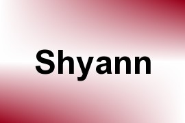 Shyann name image