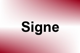 Signe name image