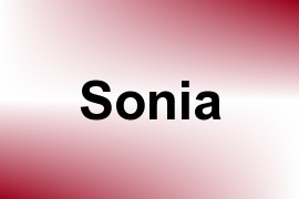 Sonia name image
