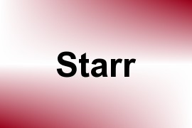 Starr name image