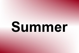 Summer name image