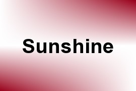 Sunshine name image