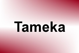 Tameka name image