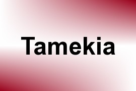 Tamekia name image