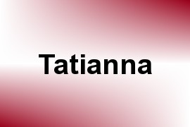 Tatianna name image