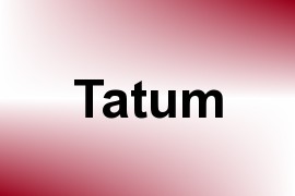 Tatum name image