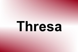 Thresa name image