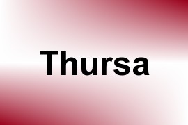 Thursa name image