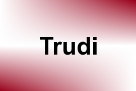 Trudi name image