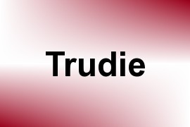 Trudie name image