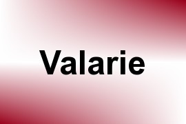 Valarie name image