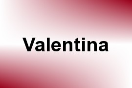 Valentina name image