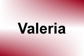 Valeria name image