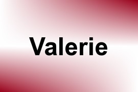 Valerie name image