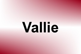 Vallie name image