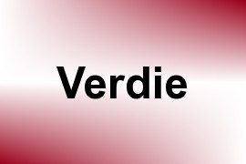 Verdie name image