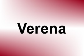 Verena name image