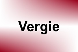 Vergie name image