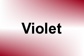 Violet name image