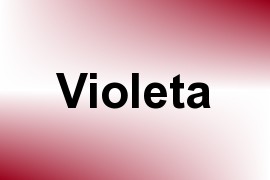 Violeta - Given Name Information and Usage Statistics