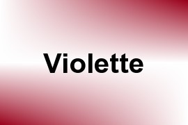 Violette name image