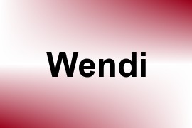 Wendi name image