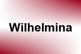 Wilhelmina name image