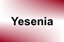 Yesenia name image