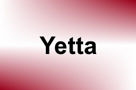 Yetta name image