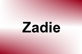 Zadie name image