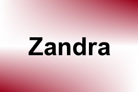 Zandra name image