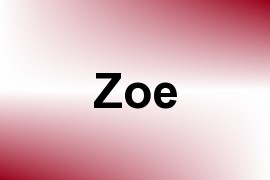 Zoe name image