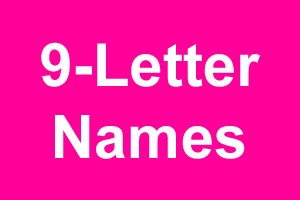 nine letter names